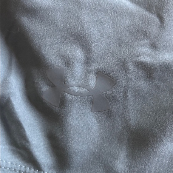 Under Armour Black and Teal HeatGear Shorts - Picture 2 of 5